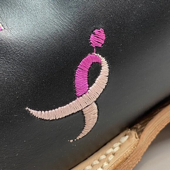 NEW JUSTIN Lori 11" Cowhide Boots – Women’s Size 12 – Royal Black – New - Picture 9 of 13